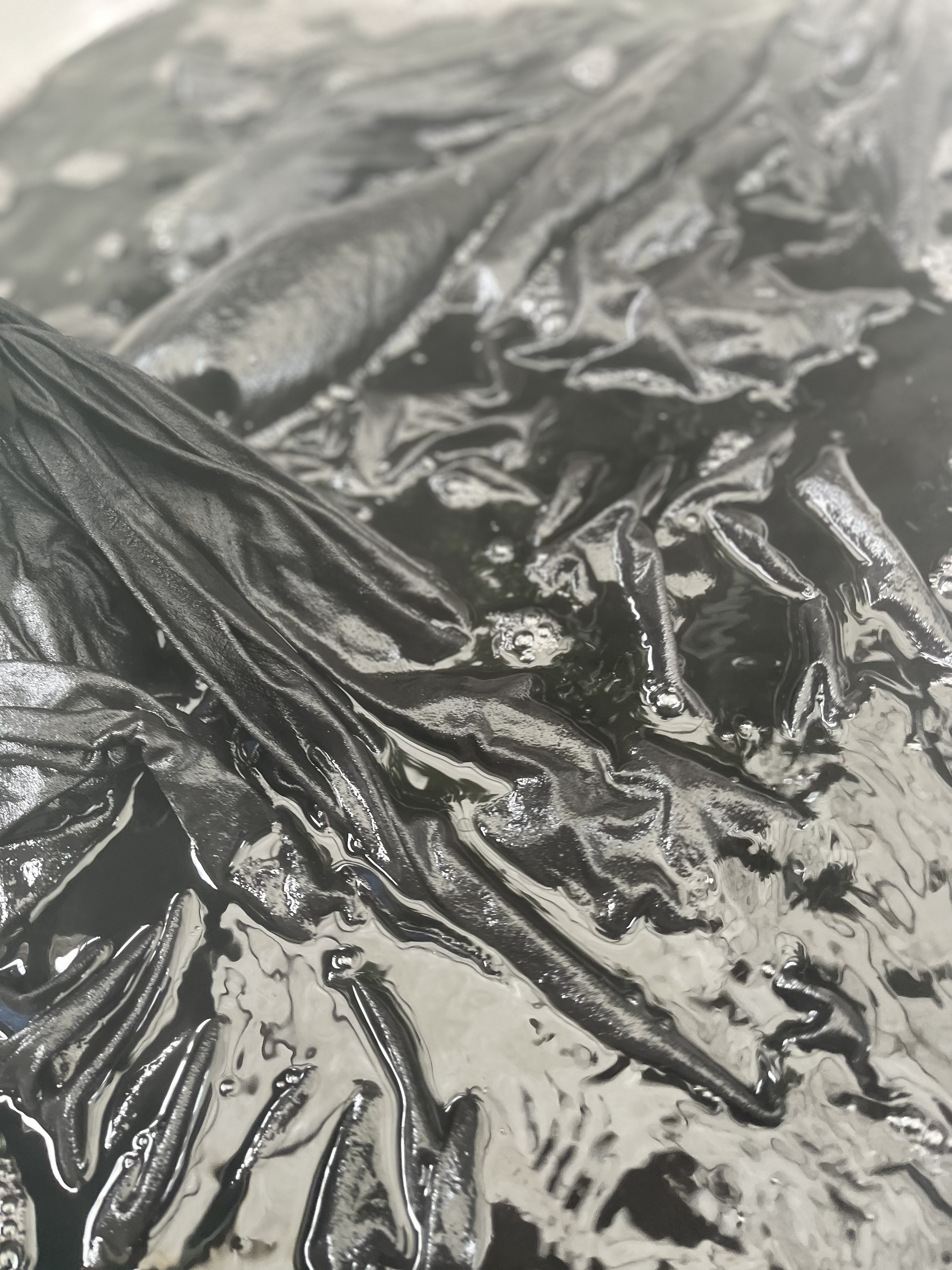 Charcoal dye swatch study